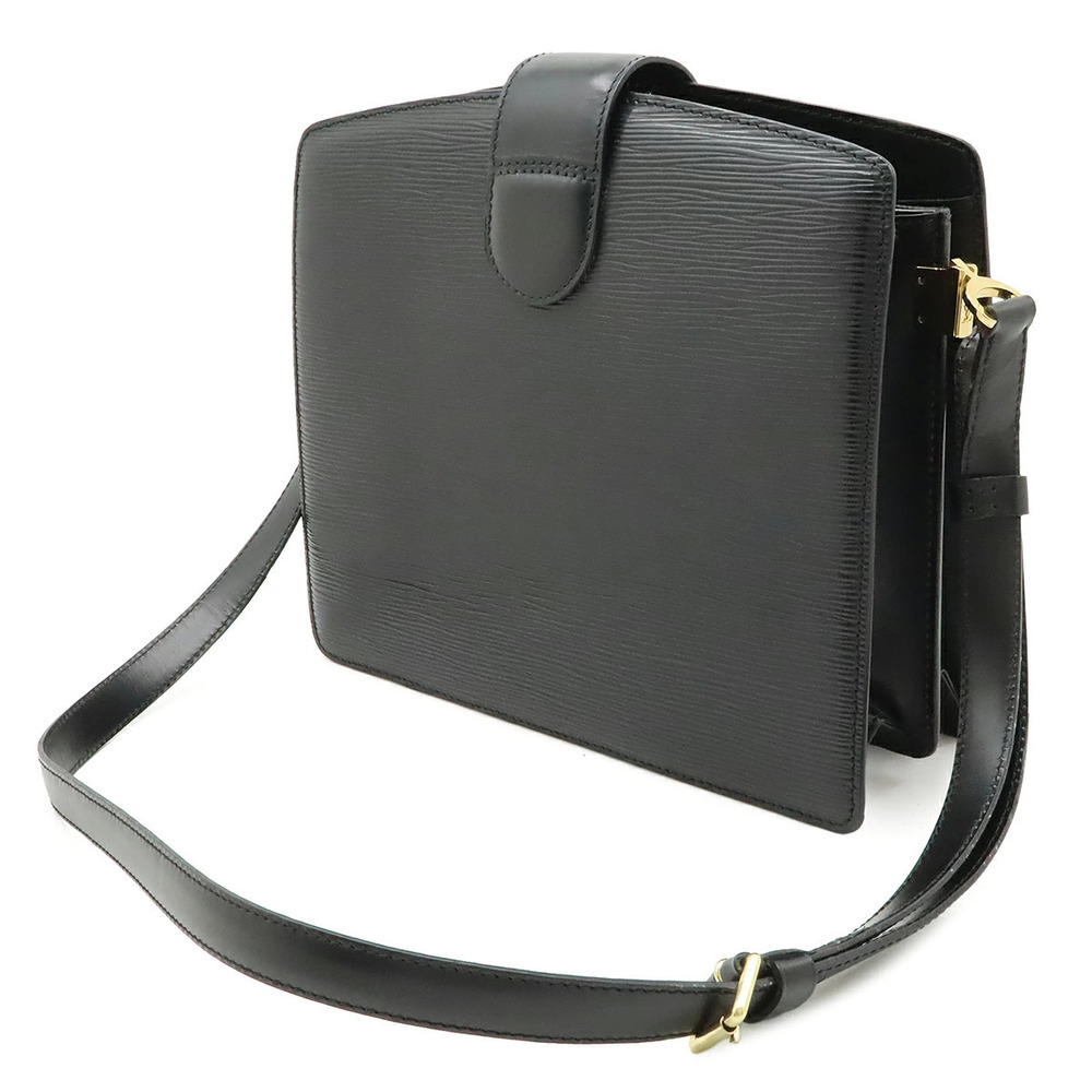 Louis Vuitton Shoulder Bag Crossbody Epi Black Noir Capucines